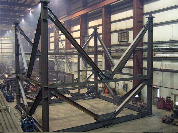 Trial Fit of an Oil SCR Support Structure Inside our Ancaster, Ontario Facilities